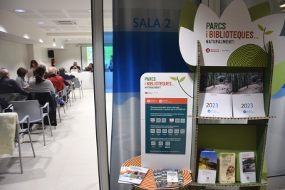 Un moment de l'acte de lliurament de premis a la sala polivalent de Can Saurina.