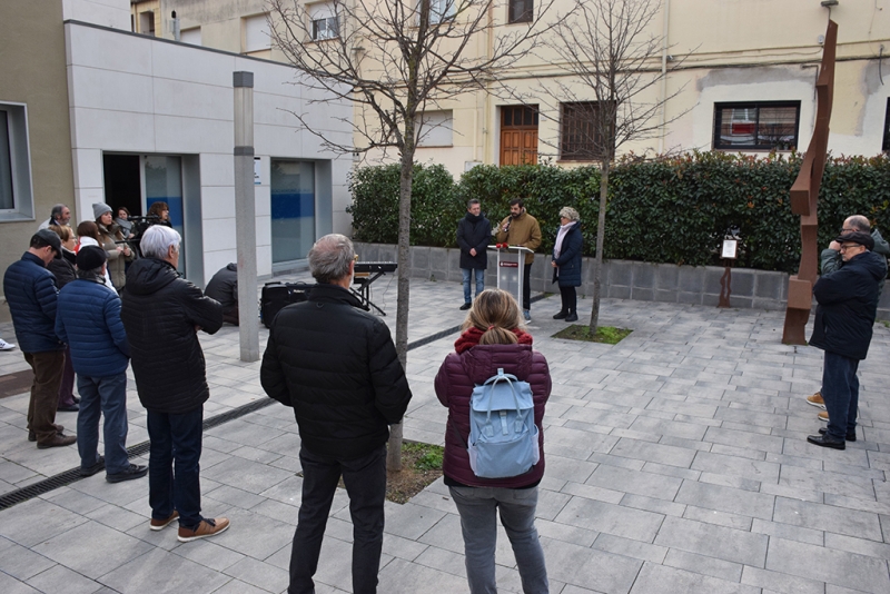 Un moment de l'acte del Dia Internacional en Memòria de les Víctimes de l’Holocaust.