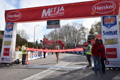 David Campo (del Club Lleida Unió Atlètica), 1r classificat a la Cursa dels 6 km.