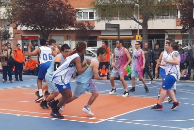 Un dels partits dels Specials A als Special Olympics Granollers 2023. (imatge: CB Vila de Montornès)