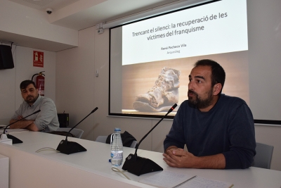 Conferència amb l'arqueòleg René Pacheco.