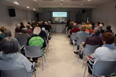 Conferència amb l'arqueòleg René Pacheco.