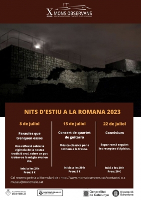 Detall de la programació "Nits d'estiu a la romana".