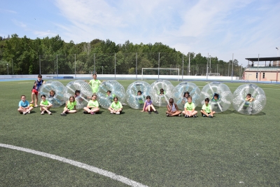 Bubble Football al Casal de Vacances Esportiu.