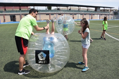 Bubble Football al Casal de Vacances Esportiu.