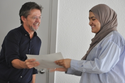 L'alcalde, José A. Montero, ha entregat els certificats acreditatius del Mòdul C.