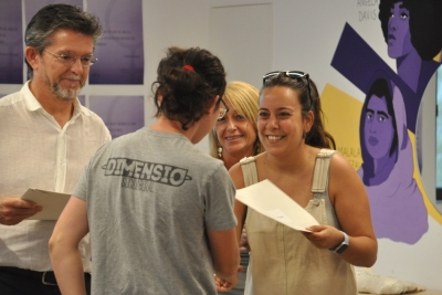 Un moment de l'acte d'entrega dels diplomes de la 2a edició de l'IDIQ.