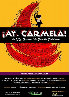 Cartell de l'obra "Ay Carmela".