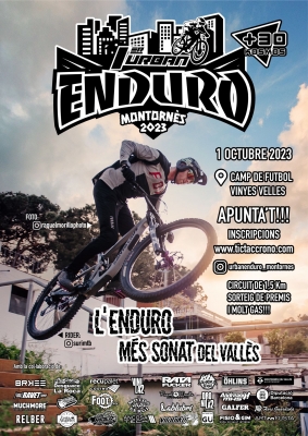 Cartell de promoció de l'Enduro Urban Montornès