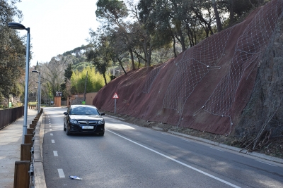 Obres de millora de la protecció dels talussos que hi ha entre l’avinguda de la Masia Alsina i el restaurant Inja.