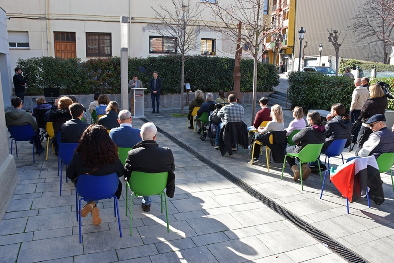 Un moment de l'acte per commemorar el Dia Internacional en Memòria de les Víctimes de l’Holocaust.