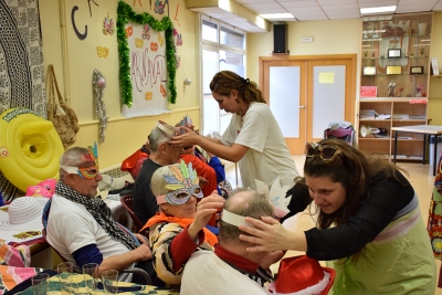 Carnaval al menjador social del Casal de la Gent Gran Nord.