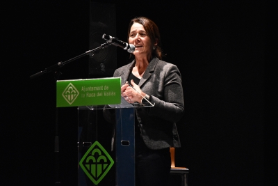 L'alcaldessa de La Roca, Marta Pujol, va tancar l'acte.