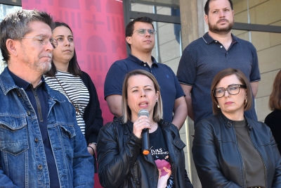 La regidora de Feminisme i Diversitats, Natalia Segura, ha tancat l’acte.