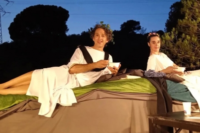 Els actors Ricardo Piris i Elena Codó. (imatge: Mons Observans)