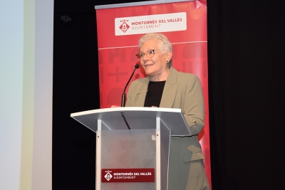 Intervenció de la presidenta de la Federació Catalana d’Atletisme, Mercè Rossich.
