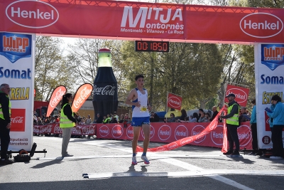 El primer classificat de la Cursa dels 6 km, Miquel Pedrosa.