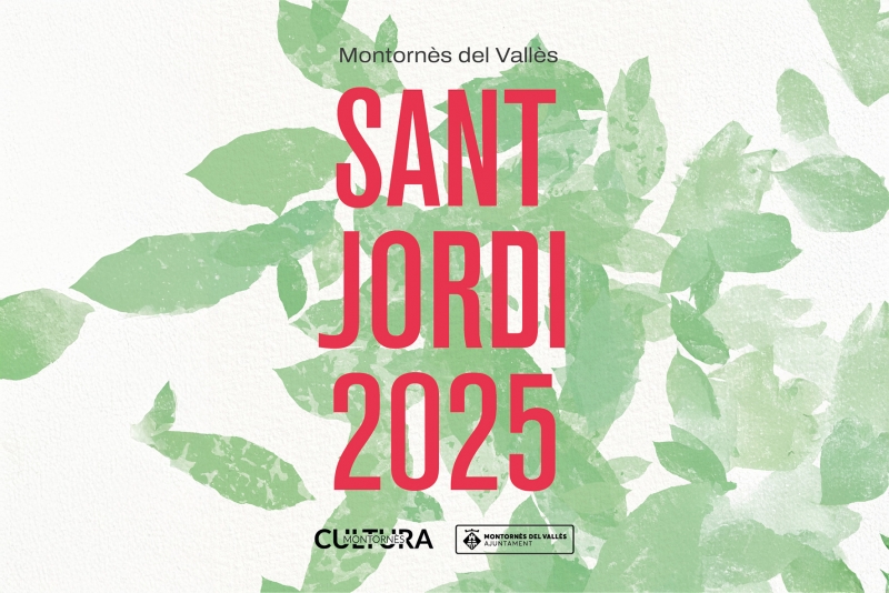 Imatge de la programació de Sant Jordi 2025 a Montornès.