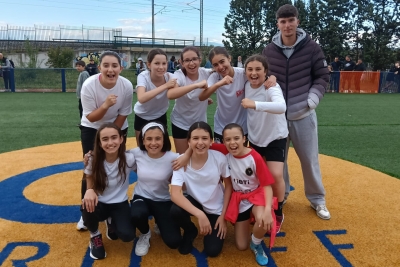 Les Girls, l'equip femení guanyador.