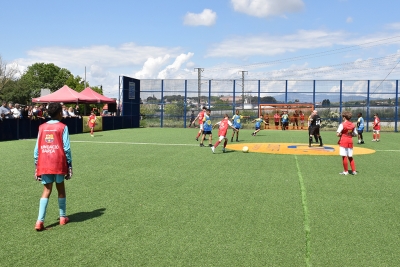 Un dels partits de la fase regional celebrada a Montornès.