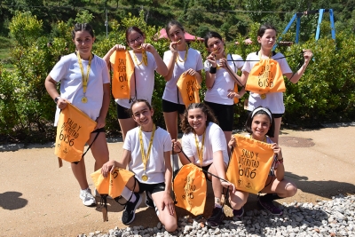 L'equip Las Girls, de l'Escola Can Parera.