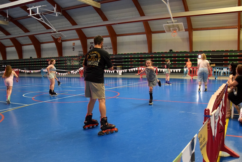 La Carpa Polivalent El Sorralet es va convertir en un espai segur per als patinadors i patinadores.