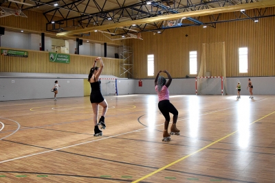 Tecnificació del Club Patí Montornès al pavelló del Complex Esportiu Municipal Les Vernedes.