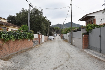 Placa del carrer de l'Ametller.