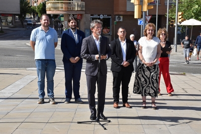 Lectura del manifest a càrrec de l'alcalde, José A. Montero.