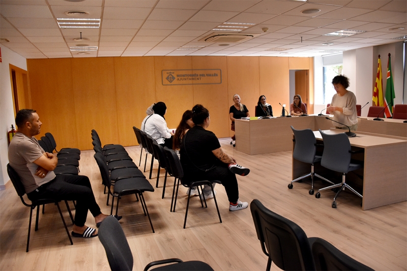 Sorteig dels dos pisos de lloguer social a la Sala d'Actes de l'Ajuntament.