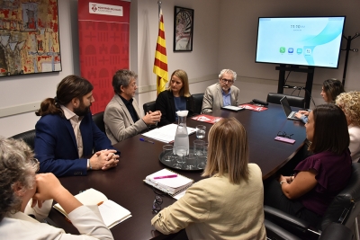 Reunió dels representants municipals amb la consellera