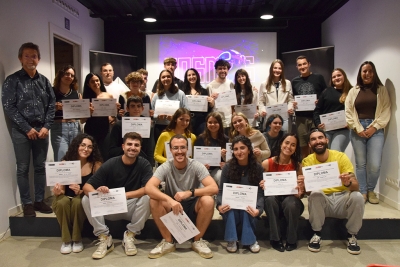 Els nois i noies que han impulsat propostes dels Kosmos 2025.