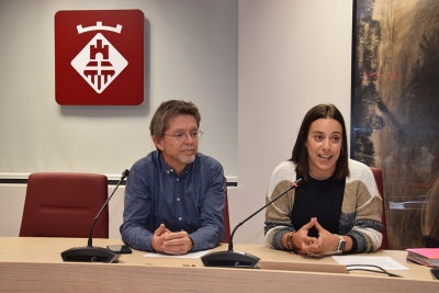Presentació de l'acte a càrrec de l'alcalde, José A. Montero, i la regidora d'Infància, Evelyn de la Rosa.