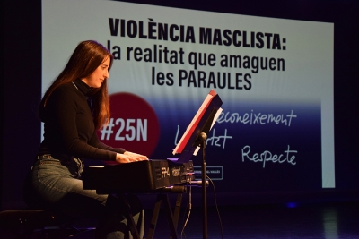 Actuació de l'alumna de piano de l'Escola Municipal de Música Paola Veltri.