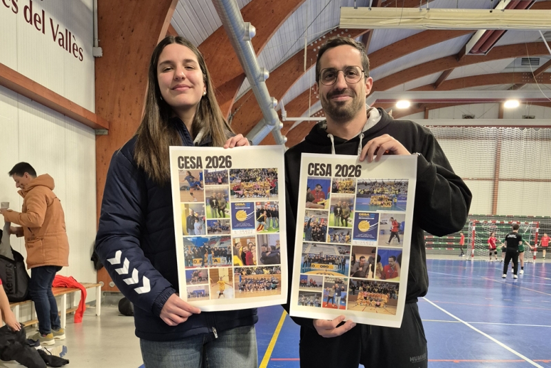 Reconeixement del Club Handbol Montornès a Laia Torné i Joel Montava.