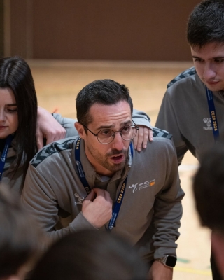 El coordinador del club montornesenc, Joel Montava, ha conduït la selecció catalana infantil masculina fins a l’or. (imatge: CH Montornès)