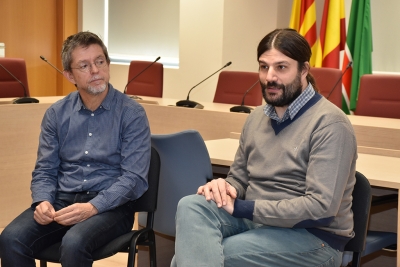 Intervenció del regidor delegat de l’Àrea d’Acció Social, Jordi Delgado.
