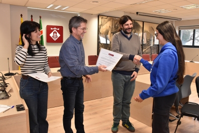 Entrega dels diplomes.
