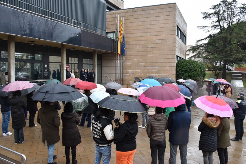 Minut de silenci per les víctimes de l’accident ferroviari d’Adamuz.