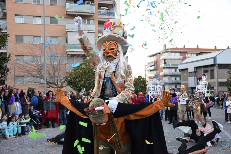 El Rei Carnestoltes en acció.