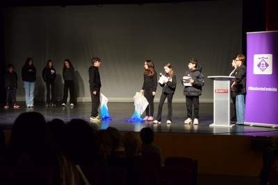 Una de les actuacions teatrals de les escoles del poble.