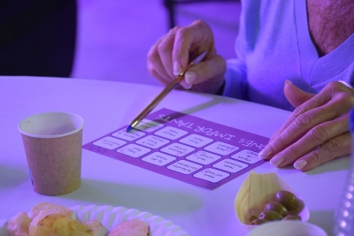 L'associació Bruixes Montornès va preparar un bingo amb noms de dones.