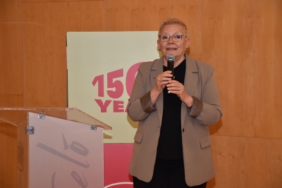 Intervenció de la presidenta de la Federació Catalana d’Atletisme, Mercè Rosich.