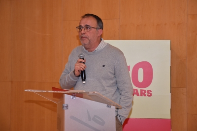 Intervenció del director de la planta d’adhesius de Henkel a Montornès, Jaume Anguera.