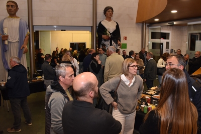 Aperitiu per tancar l'acte.