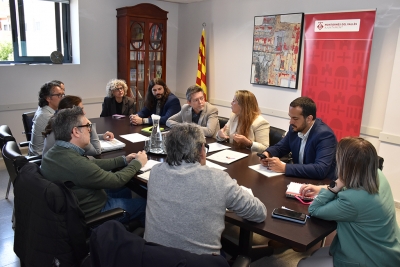 Un moment de la reunió.