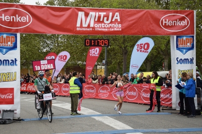 Argentina Oria ha estat la primera dona en acabar els 21 km.