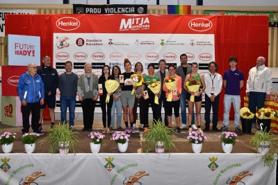 Podi femení de la Mitja Marató de Montornès.
