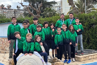 Participants del Montornès en el Campionat de Catalunya d'Edats d'Escacs. (Imatge: Club d'Escacs Montornès)