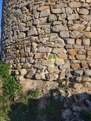 Pintades al Castell de Sant Miquel. 